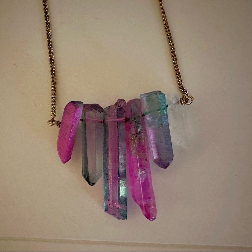Anthropologie necklace.  15 inch long chain with clasp.